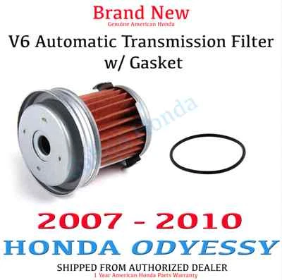 🔥Filtro de transmisión automática genuino OEM Honda Odyssey con junta ATF 07-10🔥 Foto 1 de 2