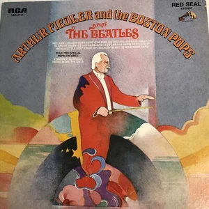 VTG Arthur Fiedler/The Boston Pops Play The Beatles LP RCA Red Seal 12” Record - Picture 1 of 19