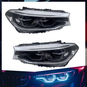 Senior LED Headlights L+R For 2018-2020 BMW 5 Series G30 63117214961 63117214962 - Imagen 1 de 17