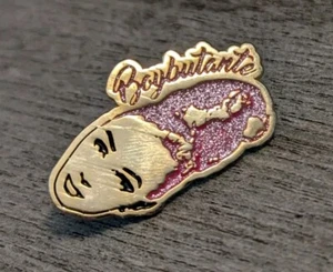 Boybutante AIDS Foundation, Inc. Drag Queen With Pink Glittery Wig Lapel Pin - Picture 1 of 6