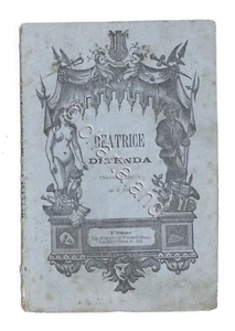 Libretto Opera - V. Bellini - Beatrice di Tenda - 1840 ca. - Picture 1 of 2