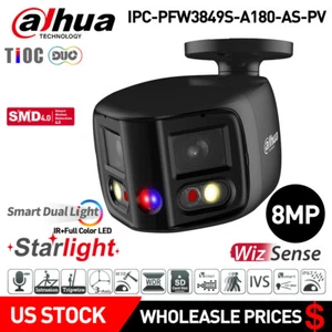 DAHUA Panoramic 180° EPTZ TiOC Duo 8MP 4K IPC-PFW3849S-A180-AS-PV IP Cameras Lot - Bild 1 von 124