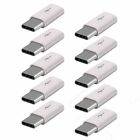 10 X Micro Usb To Usb 3.1 Type-c Usb Data Adapter For 3 G4n8 Y6z1 Tablets K5e7