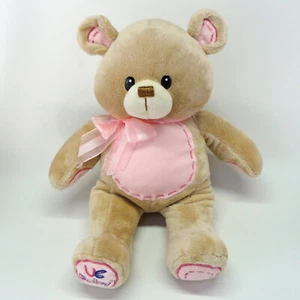 UC Baby Bear Plush No Heartbeat 17 Inch Embroidered Excellent Stuffed Animal - Picture 1 of 7