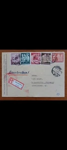 Ww2 GERMAN POSTAGE ENVELOPE AUTHENTIC CANCELLATION STAMP Ww2 HISTORICAL RESEARCH - Picture 1 of 16