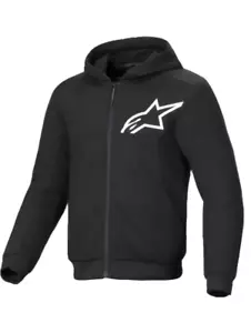 Alpinestars Chrome V2 Sport Motorbike Motorcycle Hoodie Black White - Picture 1 of 6