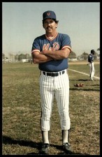 1986 TCMA New York Mets Postcards Davey Johnson #37