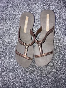 Grendha Brown Wedges size 7 brand new - Picture 1 of 8