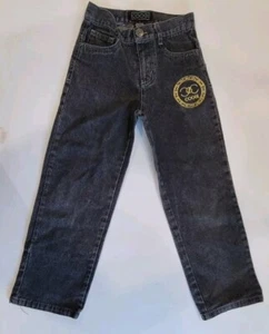  Coogi Boys Embroidered Jeans Size 7, Dark Wash - Picture 1 of 4