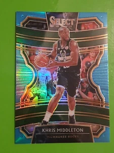 2019-20 Panini Select #95 Khris Middleton Milwaukee Bucks Light Blue Prizm /299 - Bild 1 von 3