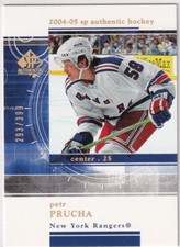 04/05 UD SP AUTHENTIC PETR PRUCHA 05/06 REDEMPTION RC ROOKIE /399 #RR47