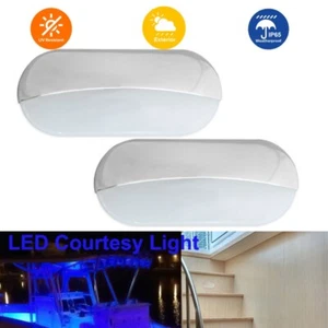 2X Luces LED de cortesía para barco 12V marina RV cubierta escalera acento iluminación impermeable - Imagen 1 de 6