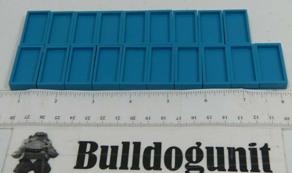 Domino Rally Pirate Treasure Hunt Lot 19 Blue Tile Replacement Parts Only - Image 1 of 1