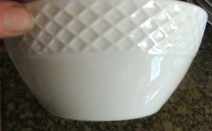 *Mikasa TRELLIS SOUP Bowls 6.25” Bone China White MULTIPLE AVAILABLE - Picture 1 of 3