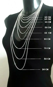 Echte massive 925 Sterling Silber Panzerkette Schlangenkette Kordelkette - Bild 1 von 100