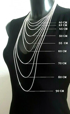 Echte massive 925 Sterling Silber Panzerkette Schlangenkette Kordelkette - Bild 1 von 4