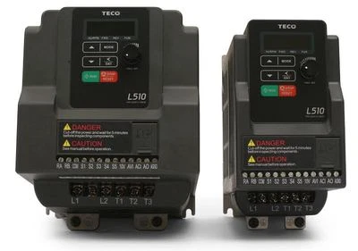 2 HP 230V 1PH INPUT 230V 3PH OUTPUT TECO VARIABLE FREQUENCY DRIVE L510-202-H1-U - Image 1 of 2