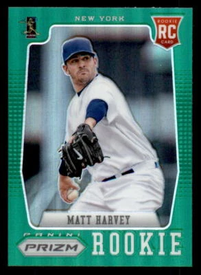 2012 Panini Prizm Prizms Green #179 Matt Harvey Rookie (ref 33600) - Image 1 of 2