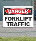 DANGER Forklift Traffic - OSHA Safety SIGN 10" x 14" 