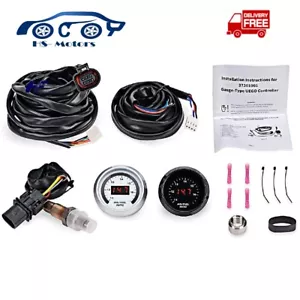 New 30-4110 Air/Fuel Ratio Gauge AFR 52mm with 4.9 LSU Sensor WideBand A/F O2 - Foto 1 di 7