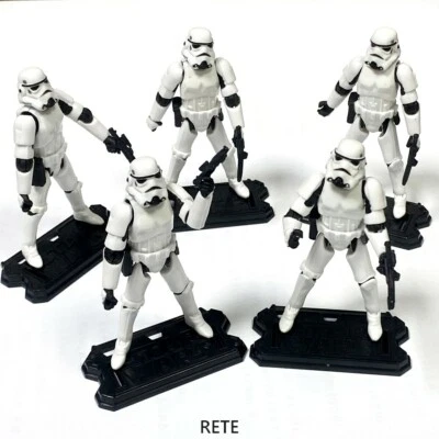 5X Star Wars Imperial Stormtroopers OTC Trilogy 3.75'' Figures w/ Stand Base Toy - Image 1 of 4