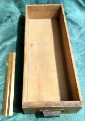 Victorian Tea Chest Drawer with bonus caddy Cover
