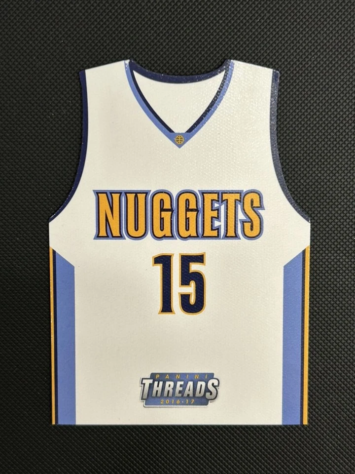 Nikola Jokic 2016-17 Panini Threads Team Jersey Die Cut #45 Denver Nuggets - Image 1 of 2