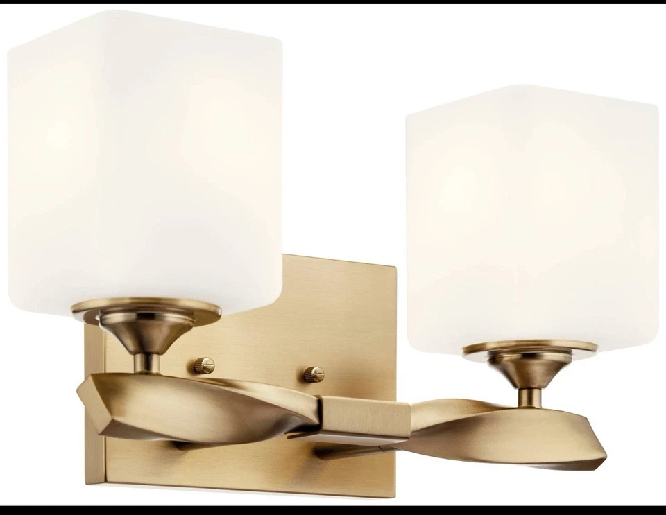 Kichler Lighting 55001CPZ Marette Bathroom Vanity Light Champagne Bronze
