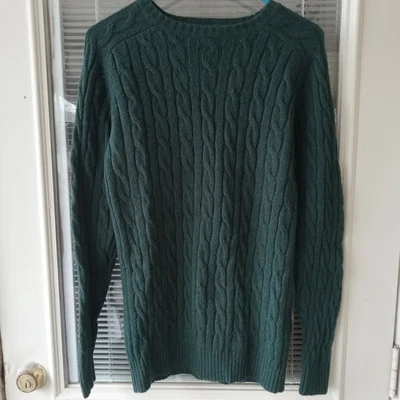 Suéter Pullover Beams Mujer S Pescador 100% Lana Espiga Hecho en Japón Foto 1 de 4