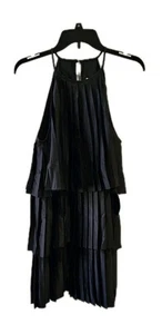 Vestido Bohme para mujer nuevo con etiquetas talla grande negro con tiras sin mangas hasta la rodilla - Imagen 1 de 5