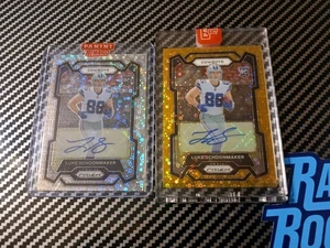 2023 Panini Prizm Luke Schoonmaker Auto Gold No Huddle /10 Sealed - Picture 1 of 7