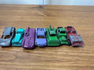 LOTE DE 7 autos de juguete vintage enanos Jeep Foto 1 de 4