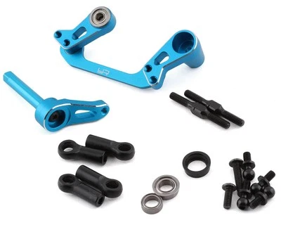Yeah Racing Tamiya CC-01 Aluminum Bearing Supported Steering Rack (Blue) - Image 1 of 2