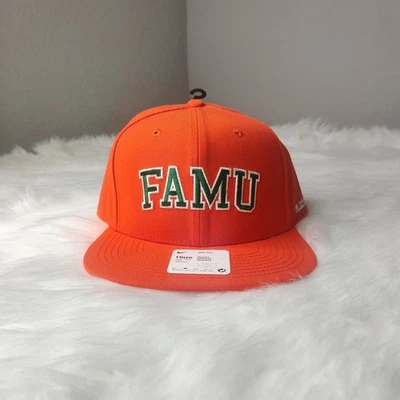 Chapéu Snapback NCAA Florida A&M Rattlers Nike LeBron James Pro Flatbill Novo com etiquetas - Imagem 1 de 4