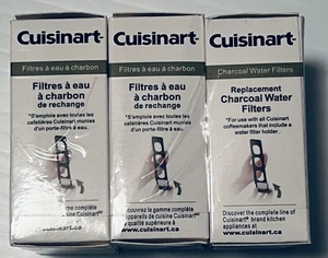 3 packs NEW Genuine CUISINART Charcoal WATER Filter DCC-RWFC 3x2=6 FILTERS - Picture 1 of 2