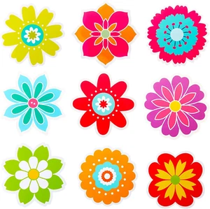 45 Pieces Flowers Cut-Outs Springtime Blooms Cutouts Versatile Classroom Decorat - Picture 1 of 12