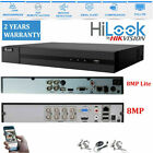 HIKVISION HILOOK CCTV UHD 4K 8MP INDDOR OUTDOOR DVR HOME SECURITY SYSTEM KIT UK