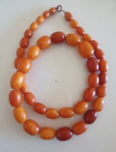 ancien collier d ambre Oldman amber necklace