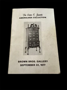 Brown Bros. Gallery The Victor C Junette Americana Collection 77 Booklet - Picture 1 of 5