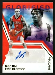Autógrafo Eric Bledsoe 2020-21 Panini Recon rojo glorificado holo SP 95/99 Pelicans - Imagen 1 de 2