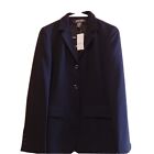 New York & Co Womens Navy Blue Blazer Size 2