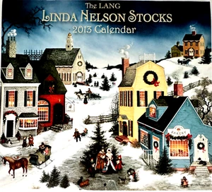 2013 The Lang Linda Nelson Stocks calendario de arte popular sobre y marcador - Imagen 1 de 12