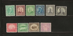 US Scott #692-#701 mint never hinged 1931 Regular issues perf 11x10.5, og f/vf - Picture 1 of 2