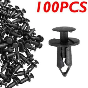 100x 10mm Clips de parachoques Retenedor Auto Coche Plástico Remaches Sujetador Guardabarros Empuje - Imagen 1 de 5