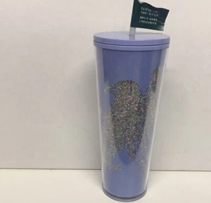 Starbucks Raven Crow Glow in the Dark Tumbler Halloween Herbst 2022 24 Oz in der Hand! - Bild 1 von 4