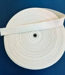 Roll of 72 yards 1" NATURAL Cotton Herringbone Binding Tape Bias Ribbon USA - Picture 1 of 3
