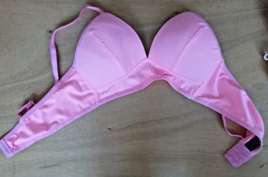 M & S size 36C plunge bra non wired unpadded stretchy Baby Pink - Picture 1 of 7