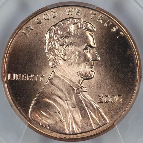 2005 PCGS MS67RD Lincoln Cent 47027928 Cover