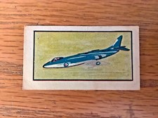 Clevedon confectionery trade card: Famous International Aircraft no. 44 Scimitar