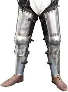 Medieval Steel Armor Leg Combat Full Set Leg guard Armor LARP and Halloween - Picture 1 of 13